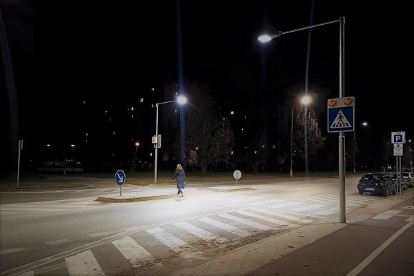 Nový priechod a osvetlenie na Spartakovskej. | Zdroj: Mesto Trnava