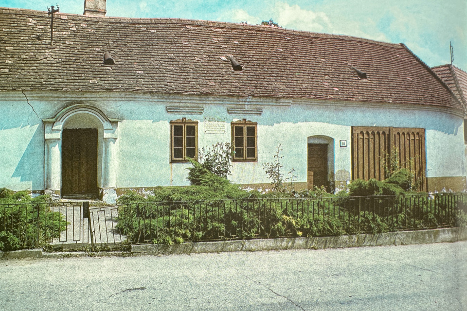 Rodný dom Štefana Moyzesa vo Veselom. | Zdroj: Dagmar Veliká a kol., 1983