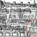 Pohľad na mesto zo začiatku 40. rokov 18. storočia. | Zdroj: Štátny archív v Trnave