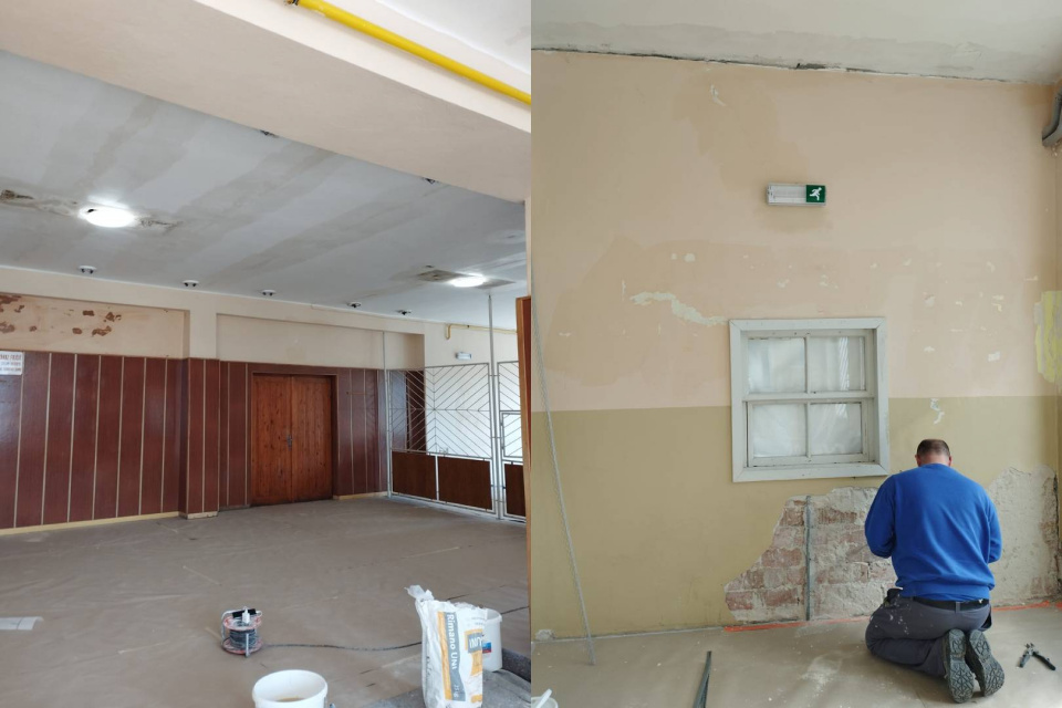 Premena kultúrneho domu. | Zdroj: Iveta Matúšová - starostka obce Radošovce