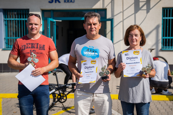 Víťazná župná trojica | Zdroj: TTSK
