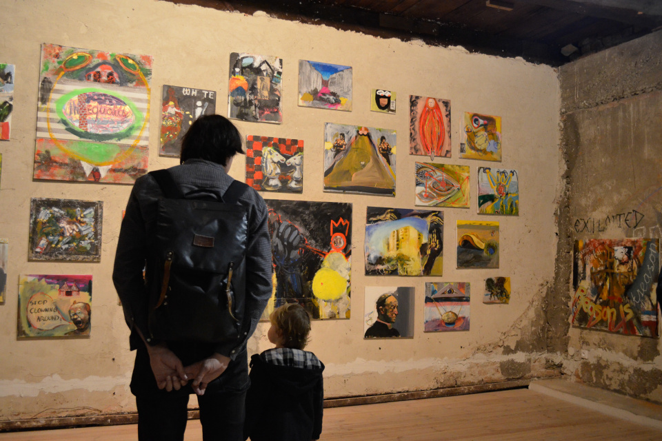 Výstava ktorá sa nachádza vo vežičke a patrí Roman Bicek | Zdroj: KP