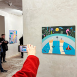 Anima artificialis. Výstava výtvarníčky Kris Saganovej v piešťanskej Arte. Smartfóny sú tu viac ako vítané. | Foto: Trnavské rádio, red.