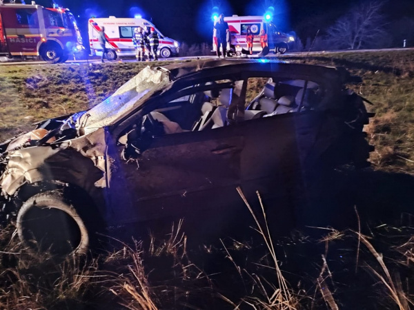 Nehoda pri Dunajskej Strede. | Zdroj: Polícia SR - Trnavský kraj