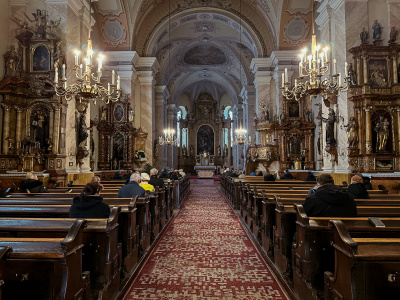 Piatok utrpenia Pána v kostole sv. Jakuba (Františkáni) v Trnave. | Foto: red.