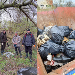 Vďaka brigádnikom sú smeti z prírody v kontajneroch. | Foto: Peter Holekši