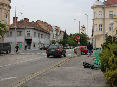 Na Ulici Andreja Žarnova sa budú maľovať pruhy | Zdroj: KT 