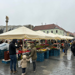 Na mestskom trhu v Trnave je asi 50 predajcov.  | Foto: Redakcia