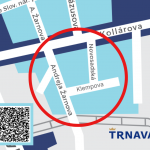 Tieto ulice pribudnú do Zóny A | Zdroj mapky: Mesto Trnava