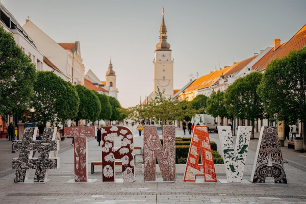 Trnavská mréžka. Nápis pre aktuálny rok 2023. | Foto: Martin Hesko