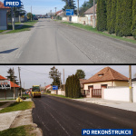 Rekonštrukcia cesty. | Zdroj: Správa a údržba ciest Trnavského samosprávneho kraja