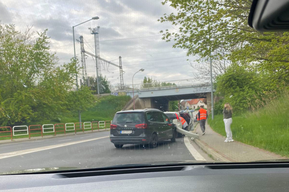 Nehoda Nitrianska / Sladovnícka, Trnava. | Foto: Dopravný servis Trnavského rádia