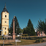 Na snímke zvonica pri Kostole sv. Martina, ktorá je dominantou mesta Vrbové. | Foto: TASR - Martin Palkovič