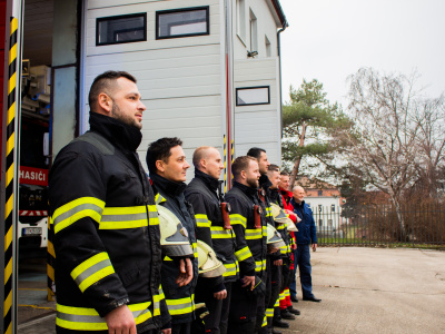 Dnešní trnavskí hasiči | Zdroj: Karin Talajková