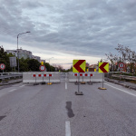 Most v Seredi po uzatvorení postupne doplnili aj zábrany. | Zdroj: MP Sereď