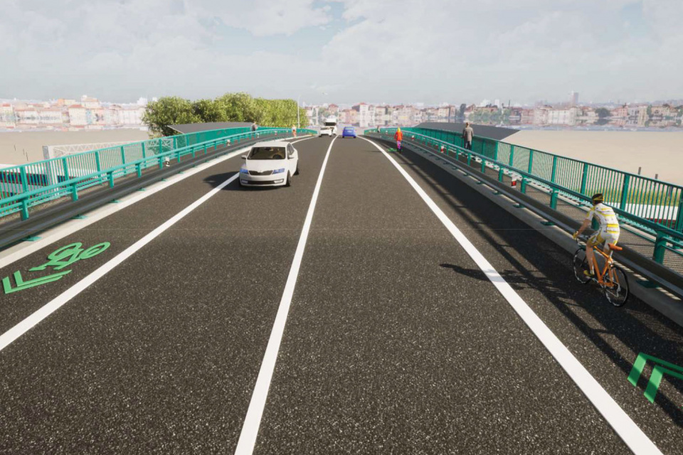 Vizualizácia nového mosta v Seredi. | Zdroj: PD