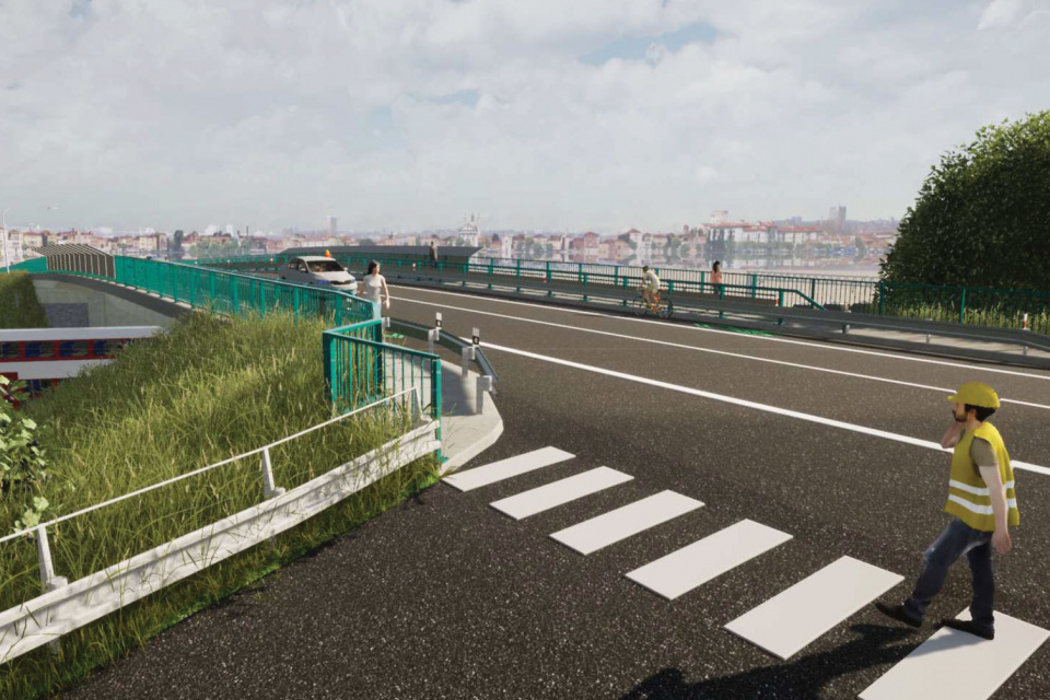 Vizualizácia nového mosta v Seredi. | Zdroj: PD