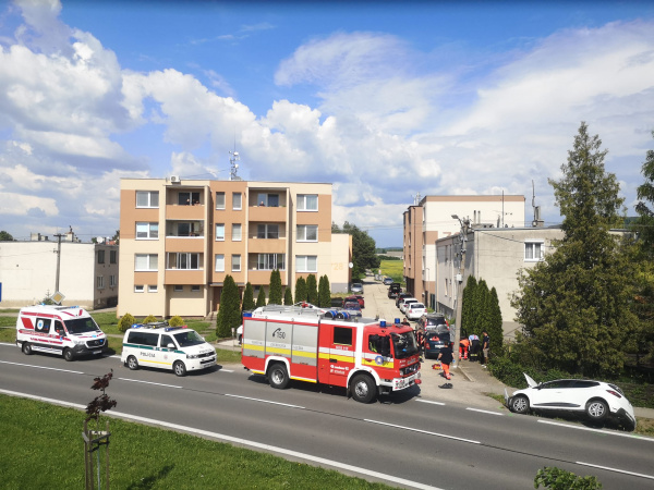 Nehoda v Jablonici. | Zdroj: Dopravný servis SE, SI a okolie