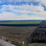 Pohľad z Bellušovho vodojemu na územie budúcej novej štvrte. | Foto: Pavol Holý, Trnavské rádio