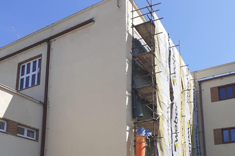 Rekonštrukcia ZŠ M. R .Štefánika | Zdroj: FB Peter Jančovič