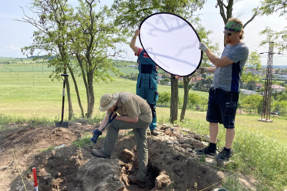 Výskum sa blíži ku koncu. | Zdroj: Katedra archeológie FF UKF v Nitre