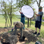 Výskum sa blíži ku koncu. | Zdroj: Katedra archeológie FF UKF v Nitre