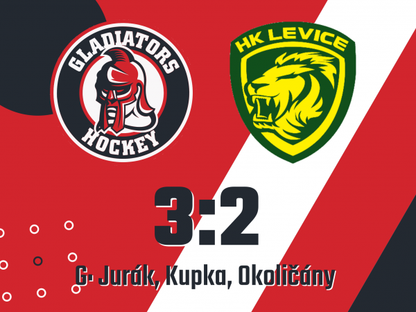 Gladiators Trnava vs HK Levice | Zdroj: FB Gladiators