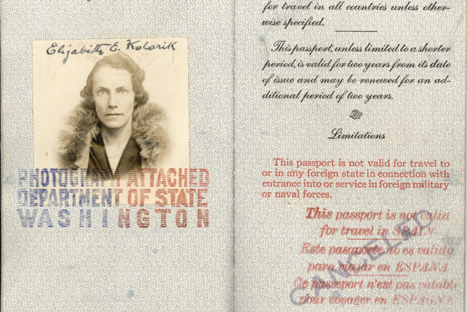Jeden z dokumentov. Ide o historickú obdobu pasu | Zdroj: Štátny archív
