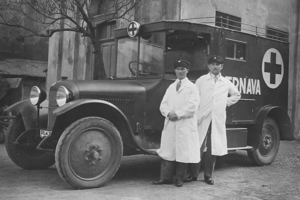 Auto zn. Laurin&Klement používali trnavskí zdravotníci | Zdroj: B. Kráľovič/ ZsM