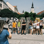 Festival Učiaca sa Trnava v centre ožil množstvom mladých. | Foto: dv