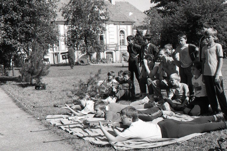 Streľba zo vzduchovky patrí medzi obľúbené súťaže hlavne pre chlapcov. | Foto: Štefan Petráš - ČSTK