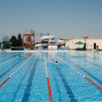 Na snímke 50 metrov dlhý plavecký bazén. | Foto: Dušan Vančo, Trnavské rádio
