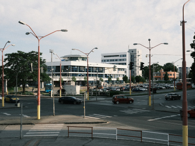Križovatka pri železničnej stanici v Trnave. Tá práve prechádza úpravami. | Foto: Pavol Holý, Trnavské rádio