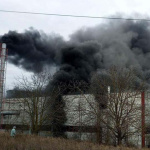 Požiar vo Vrbovom. | Foto: Vrbové Online