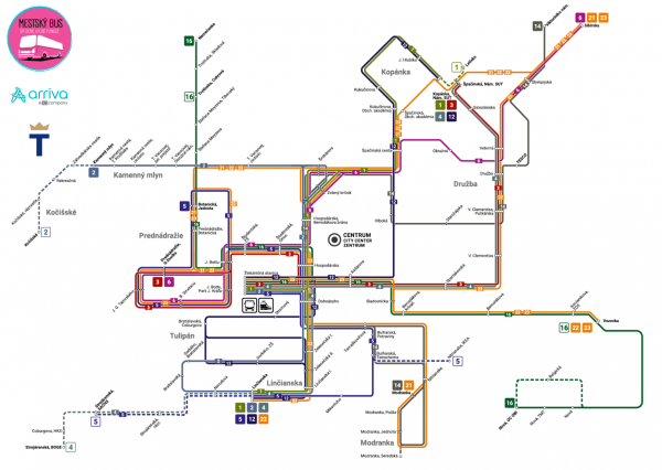 Takto vyzerá schéma projektu Mestský bus. | Foto: Trnava