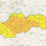 Výstrahy na sobotu podľa webu SHMÚ. Reprofoto je zo 4.8. 2023 18.15 h. | Reprofoto: Trnavské rádio