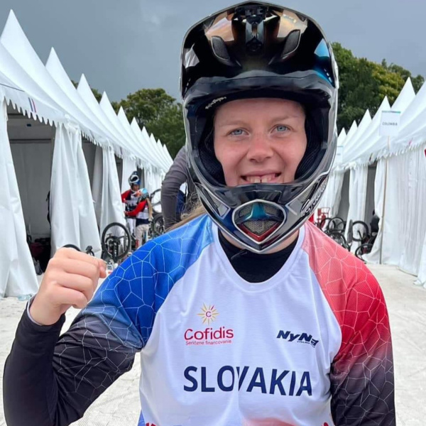 Kristína Madarasová má zo svetového šampionátu striebro. | Foto: Slovenský zväz cyklistiky