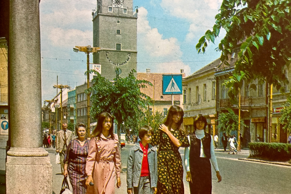 Centrum Trnavy. | Zdroj: Dagmar Veliká a kol., 1983