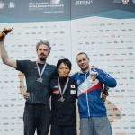Andrej Haršány bronzový. | Foto: Lena Drapella/IFSC