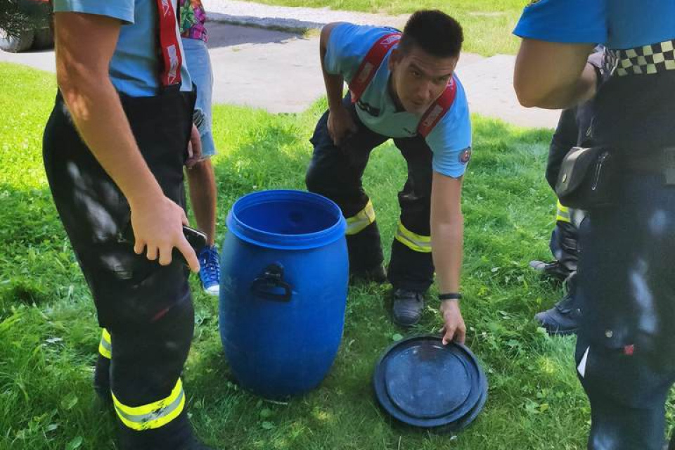 Odchyt prebehol v parku | Zdroj : Mestská polícia Sereď