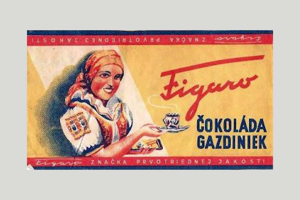Čokolády z trnavskej fabriky s dizajnom z konca 20. rokov 20. storočia. | Zdroj: Webarchív