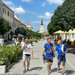 Fanúšikovia Lechu v centre Trnavy. | Foto: red.