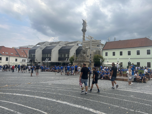 Takto aktuálne vyzerá Trojičné námestie | Foto: Karin Talajková, Trnavské rádio