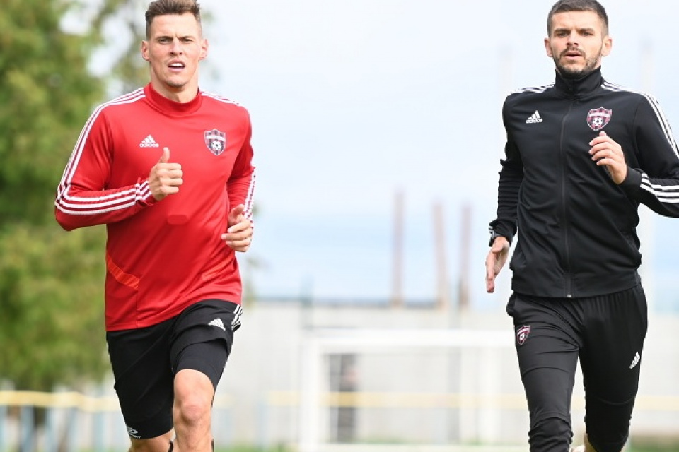 Martin Škrtel počas ranného tréningu. l Foto: Lukáš Grinaj