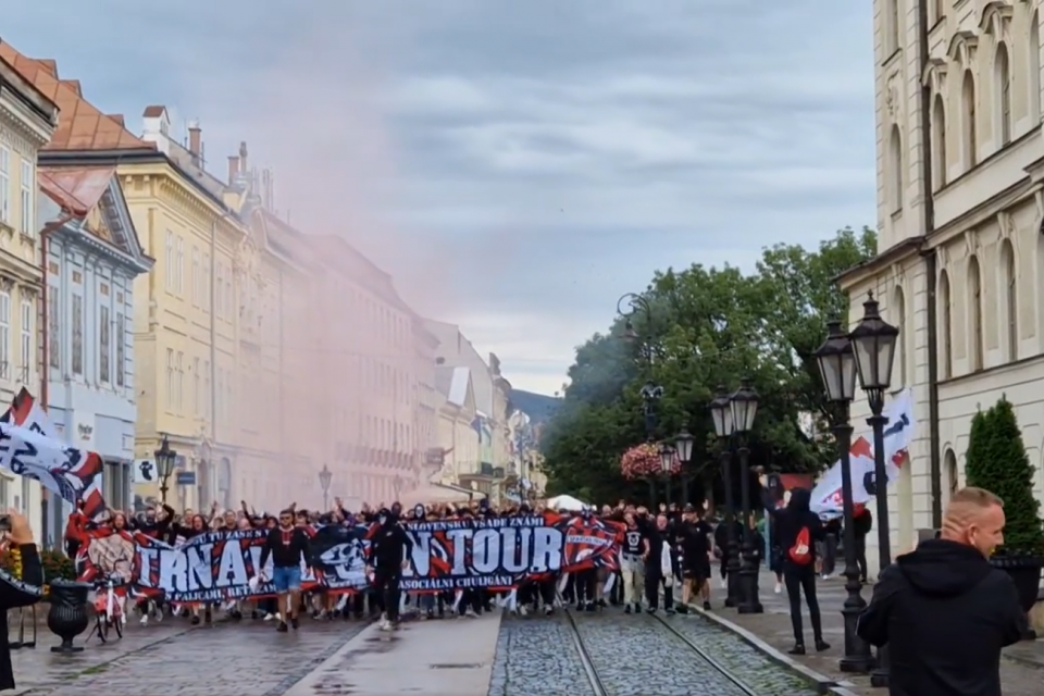 Pochod mestom | Zdroj: Ultras Spartak Trnava/ reprofoto
