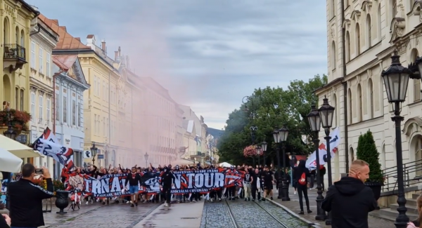 Pochod mestom | Zdroj: Ultras Spartak Trnava/ reprofoto