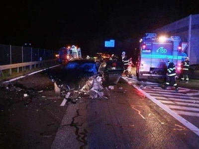 Nehoda na R1. | Zdroj: KR PZ TT, TV Markíza
