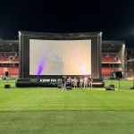 Aktuálne na štadióne Martin Škrtel predstavuje filmovú novinku. | Foto: pj, red.