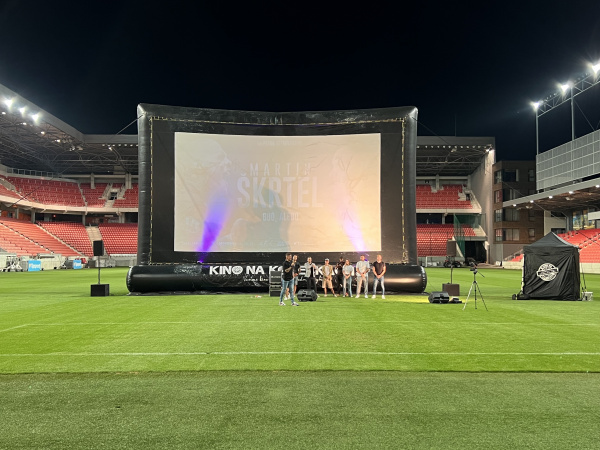 Aktuálne na štadióne Martin Škrtel predstavuje filmovú novinku. | Foto: pj, red.