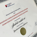 Osvedčenie Ministerstva Kultúry. | Zdroj: Želmíra Macháčková